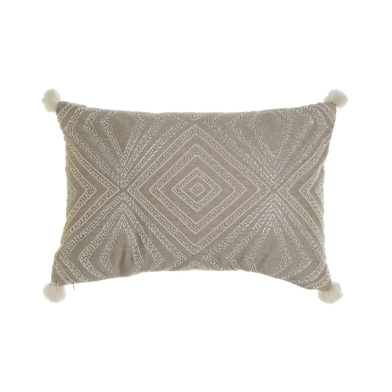 AlexandreHouse Funda Cojin Algodon 60 x 1 x 40 cm Grey