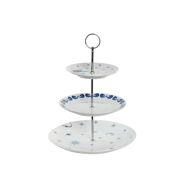 Fruit Fruit Porcelain Metal 27X27X34 3Pisos Azul - Image 1