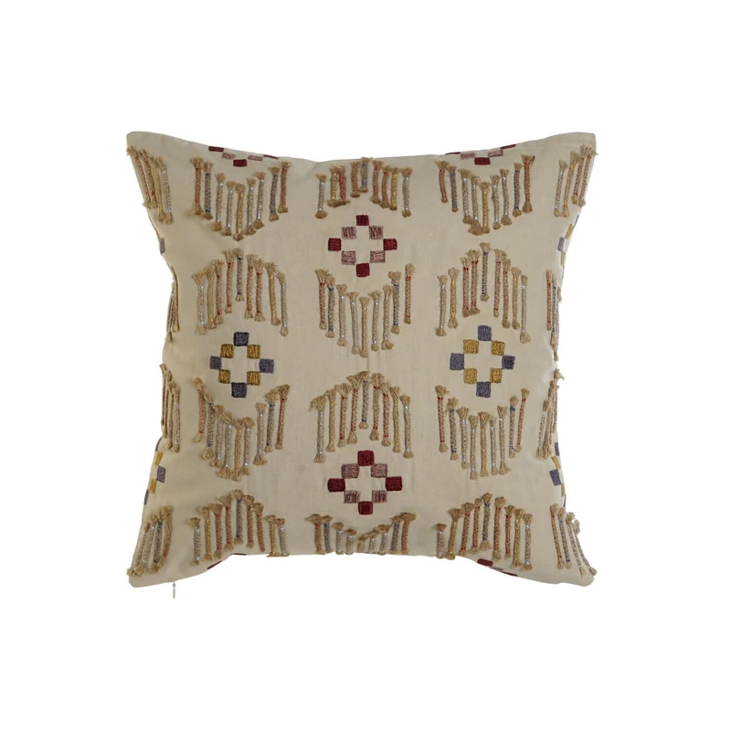 AlexandreHouse Funda Cojin Algodon 50 x 1 x 50 cm Beige