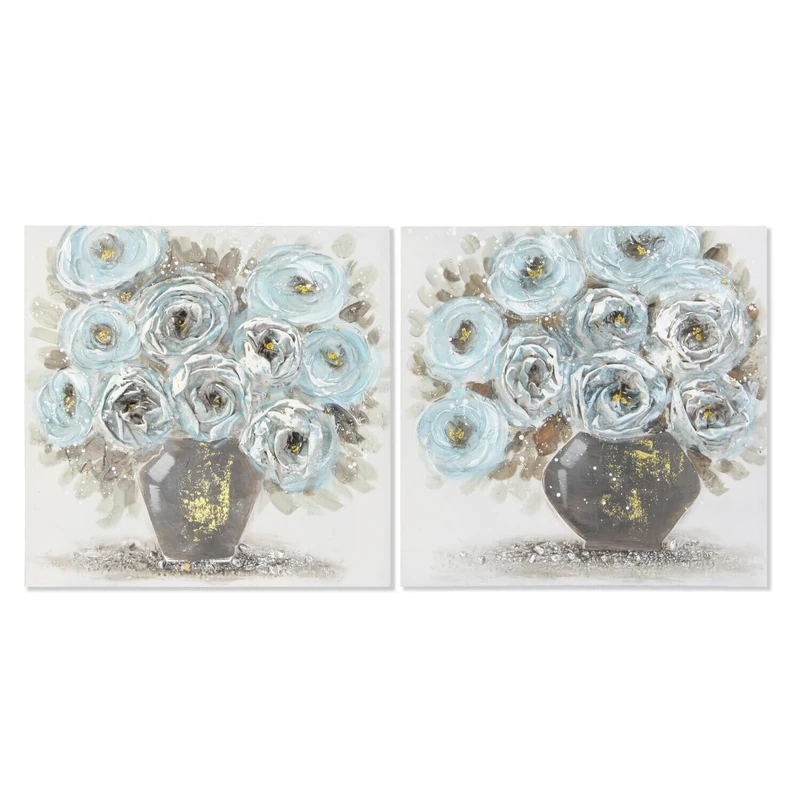 AlexandreHouse LIENZO MDF CUADRO 60X3X60 FLORERO 2 SURT