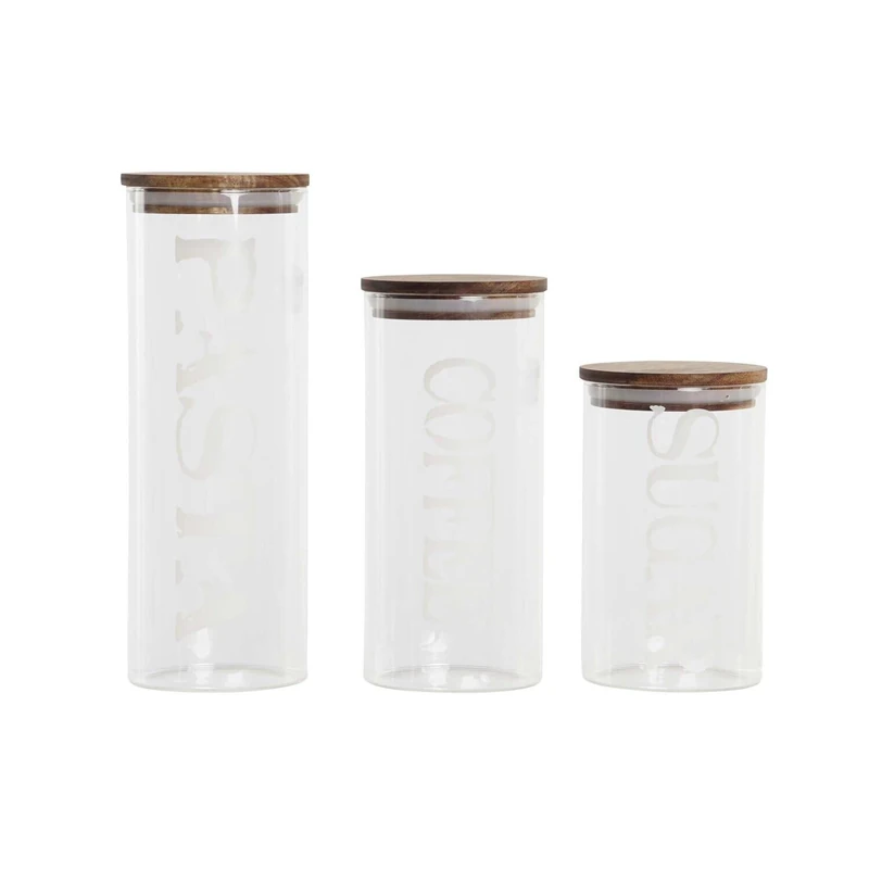 AlexandreHouse BOTE Set of 3 Borosilicate 10.5 x 10.5 x 27.7 1.8 L Ltras