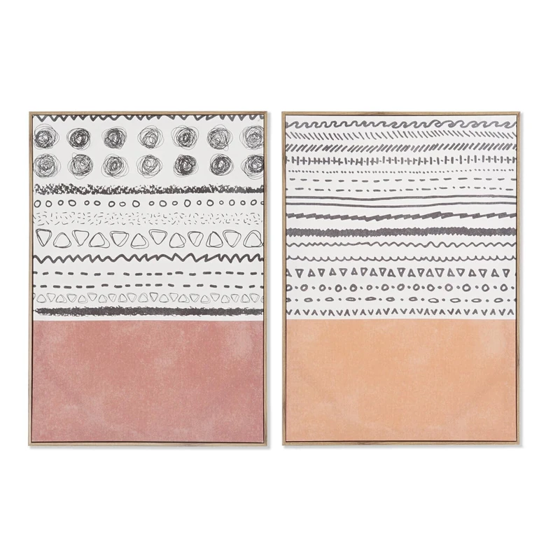 AlexandreHouse LIENZO MDF CUADRO 50X3X70 BOHO ENMARCADO 2 SURT