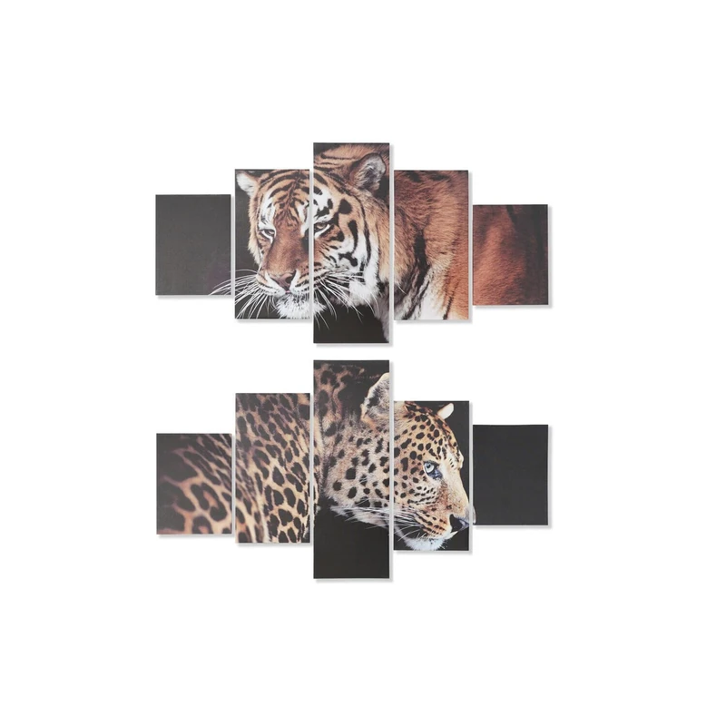 Cuadro Set of 5 Lime Pine 150 x 2 x 80 cm 2 Surt - Image 1