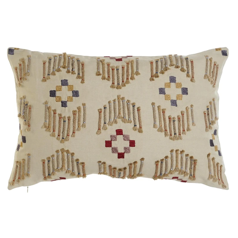 AlexandreHouse Funda Cojin Algodon 60 x 1 x 40 cm Beige - Image 1