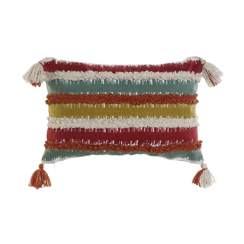 AlexandreHouse FUNDA COJIN ALGODON 60X1X40 RAYAS MULTICOLOR