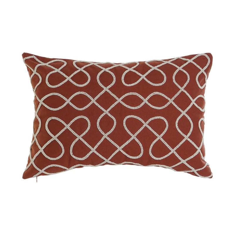 AlexandreHouse Funda Cojin Algodon 60 x 1 x 40 cm Terracotta