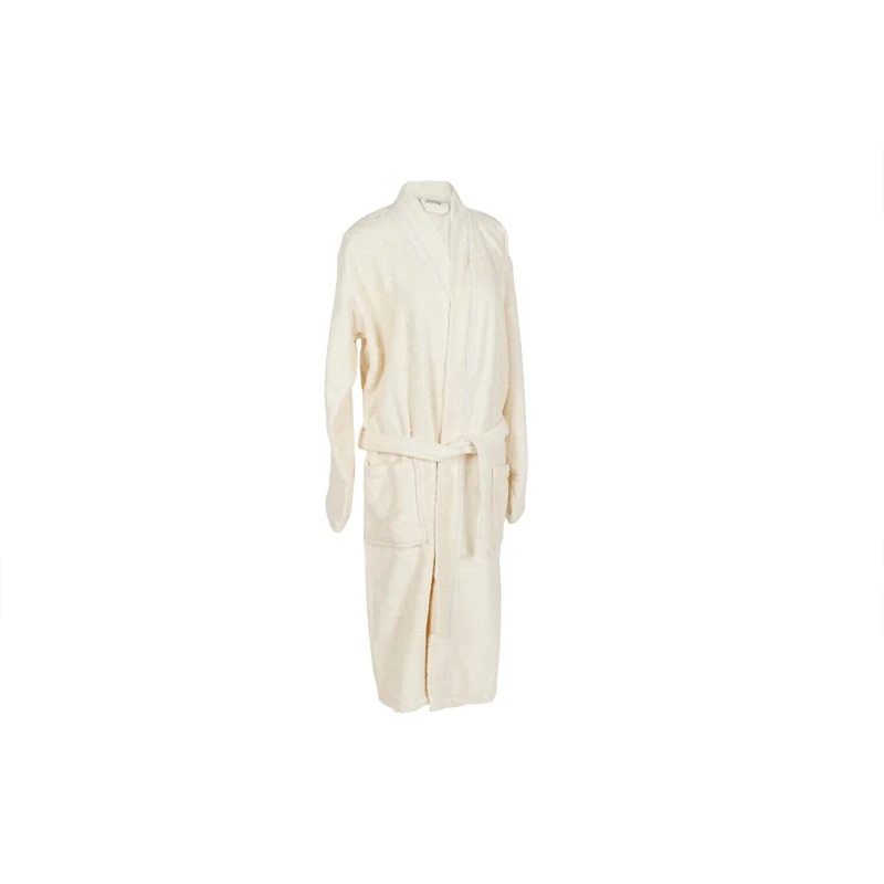 Albornoz Set of 2 Algodon 68 x 1 x 123 400 GSM Cream Mujer - Image 1