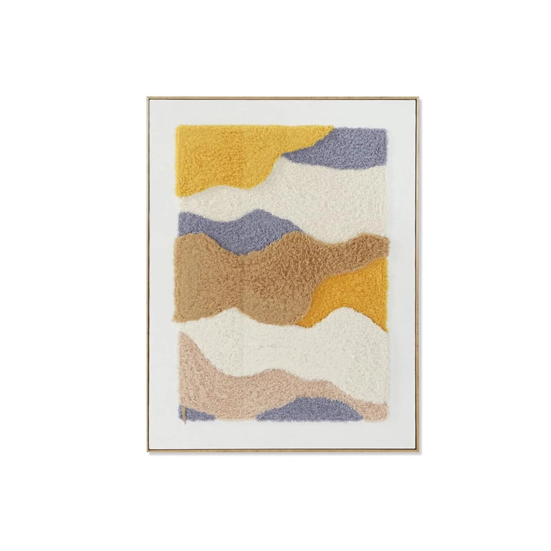 Polyester Cuadro PS 60 x 3.5 x 80 Abstract Enmarcado - Image 1