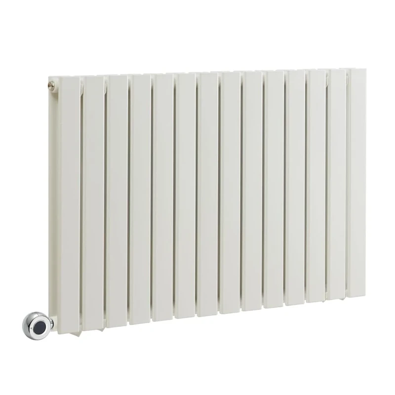 Milano Alpha 1200W White Horizontal Double Flat Panel WiFi Electric Radiator - 635mm x 980mm