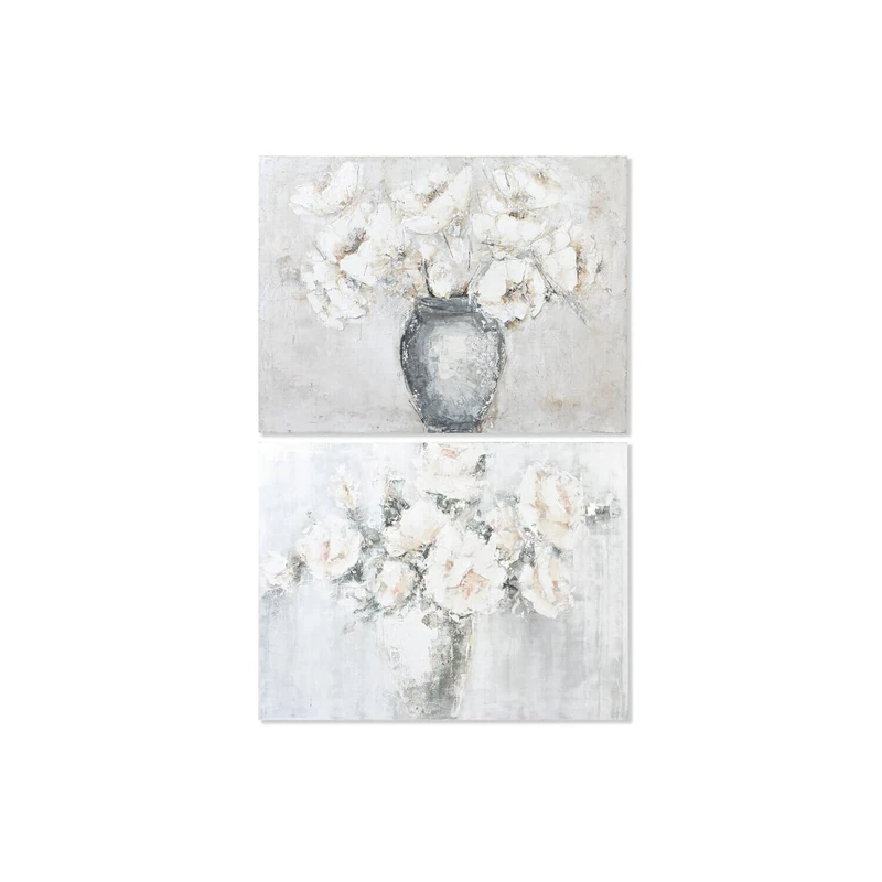 LIENZO CUADRO 120X3.8X90 Jarron with Flores 2 SURT. - Image 1