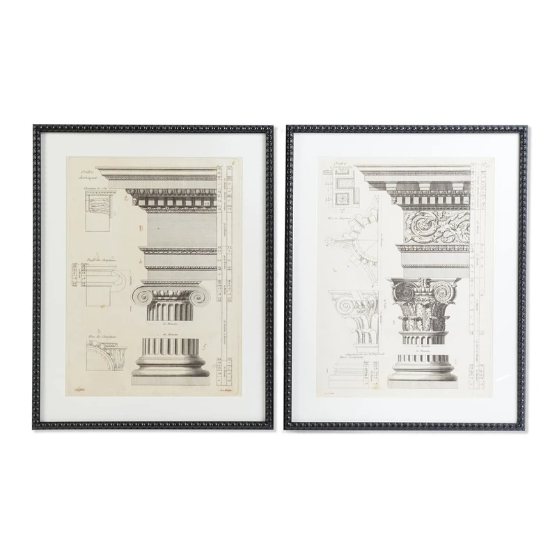 Crystal Glass PS 60 x 3 x 76 Architecture 2 Surt. - Image 1