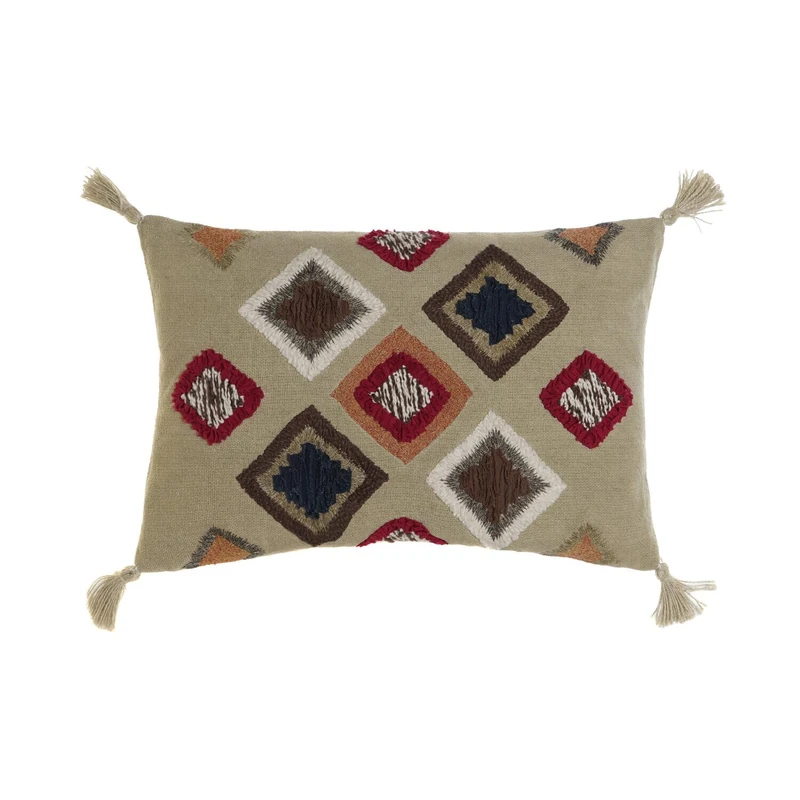 AlexandreHouse FUNDA COJIN ALGODON 60X1X40 FLECOS MULTICOLOR - Image 1