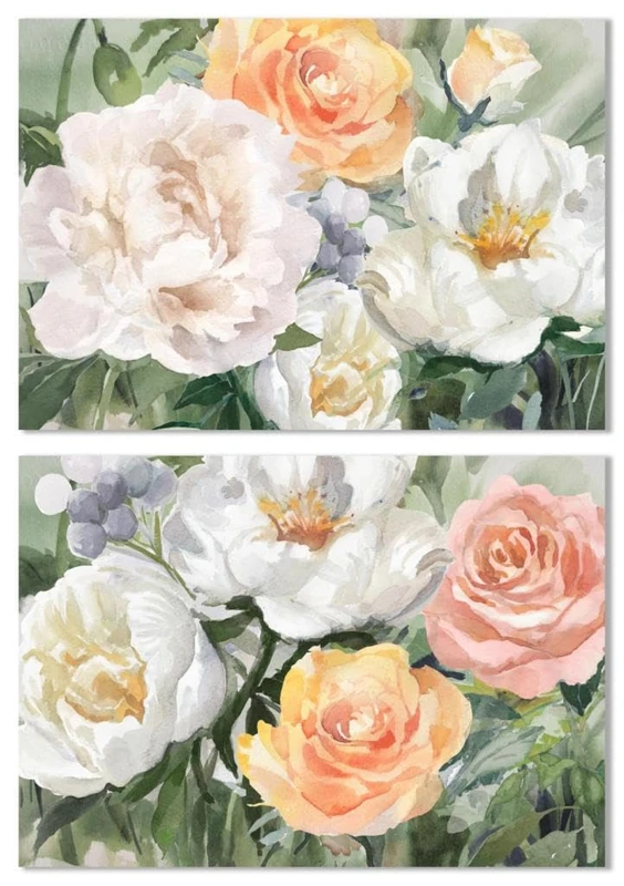 LIENZO MDF CUADRO 90X2.5X60 Flores 2 SURT - Image 1
