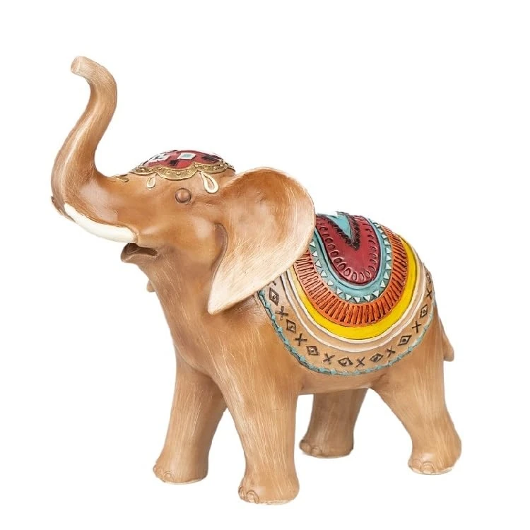 AlexandreHouse Resin Elephant Figure, Colours