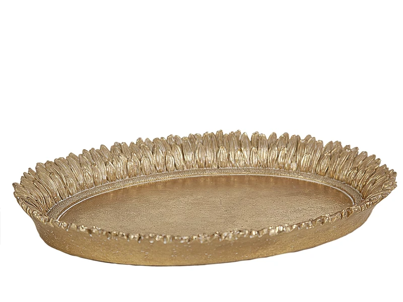 AlexandreHouse Dorado Resin Bandeja - Image 1