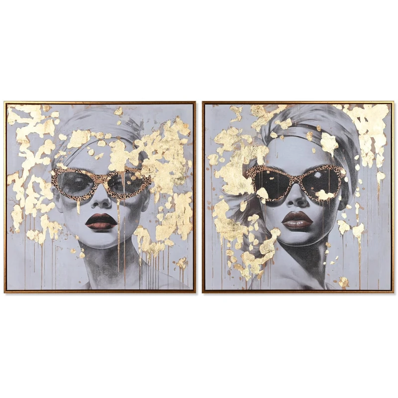 AlexandreHouse LIENZO CUADRO PS 70X3.5X70 CHICA GAFAS 2 SURT. - Image 1