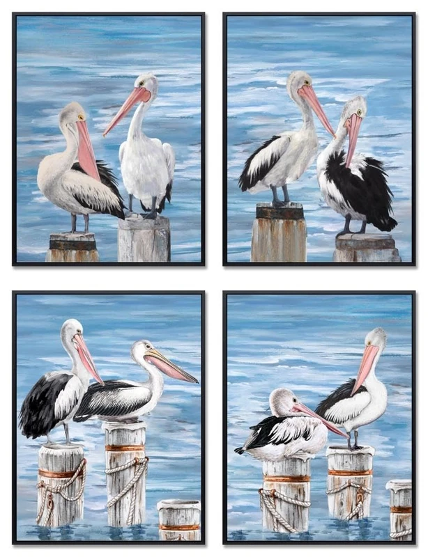 AlexandreHouse LIENZO CUADRO PS 53X3.5X73 PELICANOS 4 SURT - Image 1