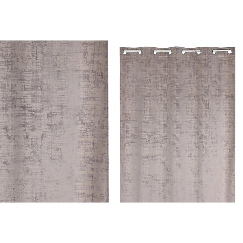 AlexandreHouse Cortina Polyester 140 x 280 cm 8 Annillas Pink Pole