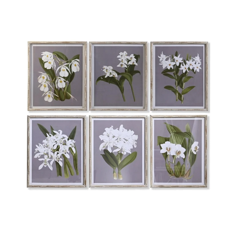 Crystal Fir Glass 50 x 2.8 x 60 Flowers 6 Surt. - Image 1