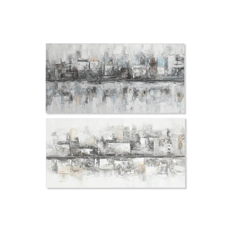 LIENZO CUADRO 120X2.8X60 Ciudad Abstracto 2 SURT