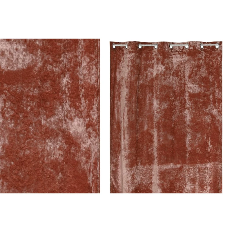 Cortina Polyester 140 x 260 cm 8 Annillas Pink Pole