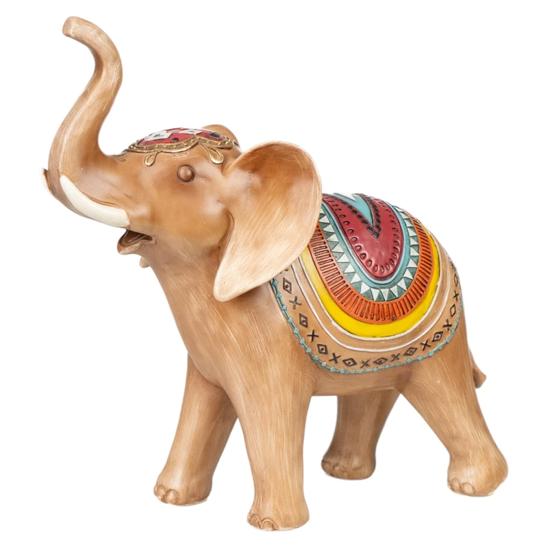 AlexandreHouse Resin Elephant Figure, Colours