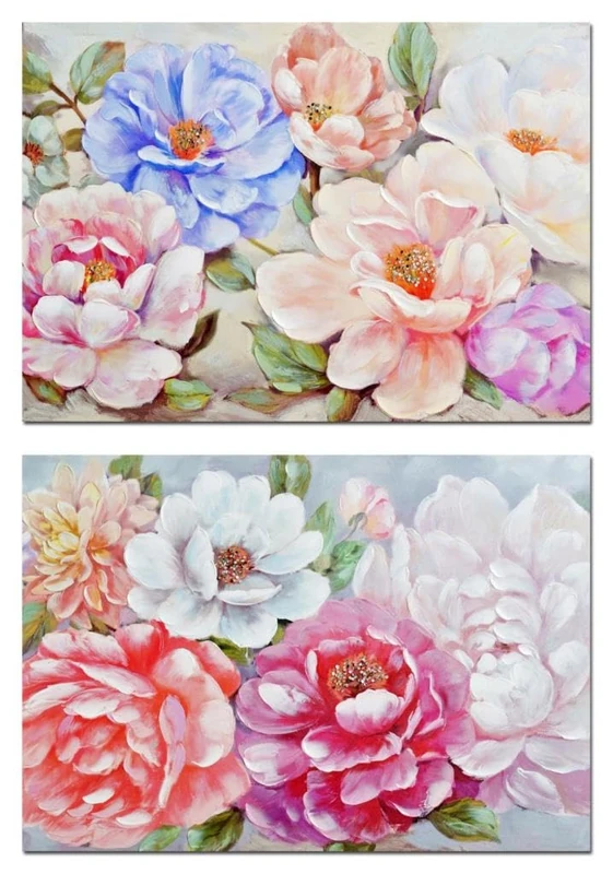 LIENZO MDF CUADRO 100X3X70 Flores 2 SURT