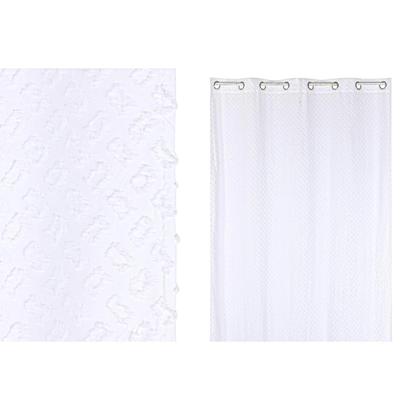 AlexandreHouse Cortina Polyester 140 x 260 x 260 cm Bordado White