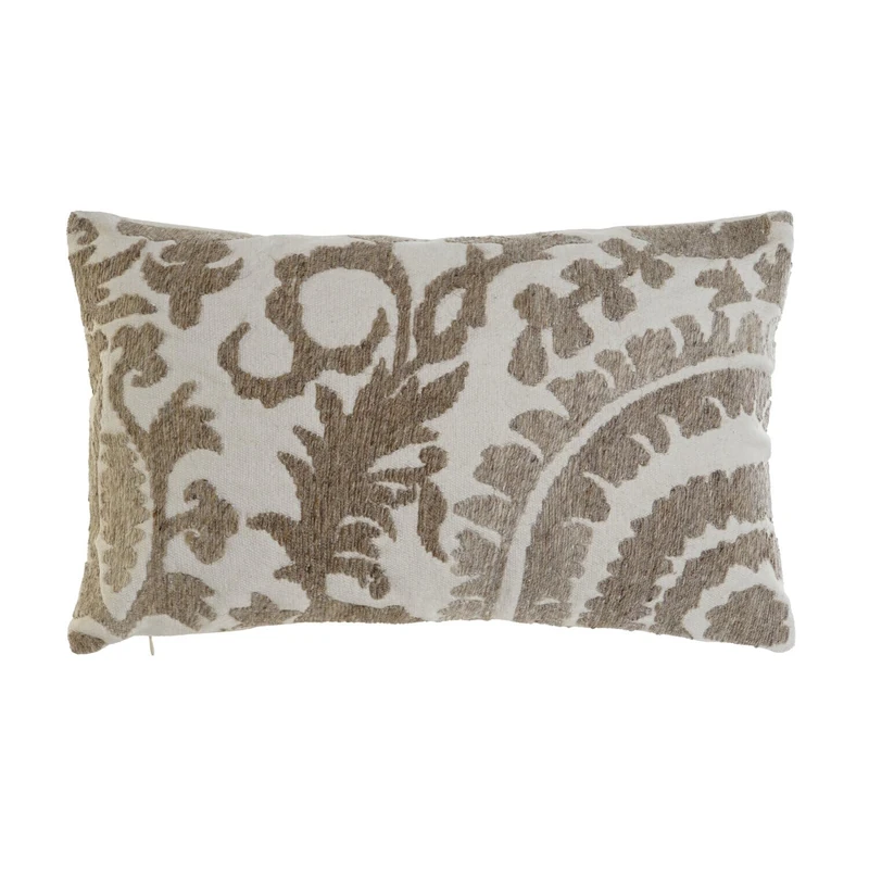 AlexandreHouse COJIN ALGODON 50X15X30 380GR, BORDADO BEIGE