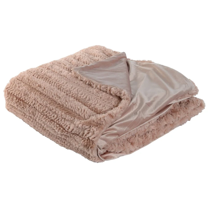 AlexandreHouse Manta Polyester 220 x 240 x 1 580 gsm Pink Pole - Image 1