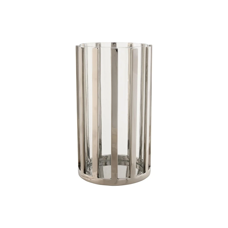 Crystal Maple Cake Holder 12 x 12 x 20 cm Chrome Plateado
