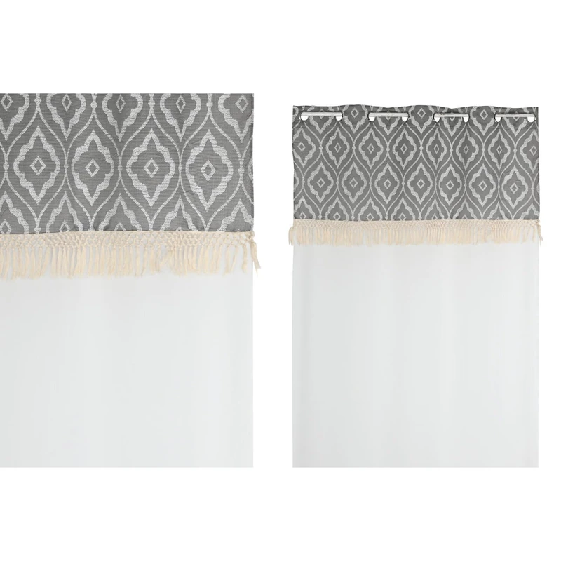 AlexandreHouse Cortina Polyester 140 x 260 cm 8 Rings Two-Tone - Image 1