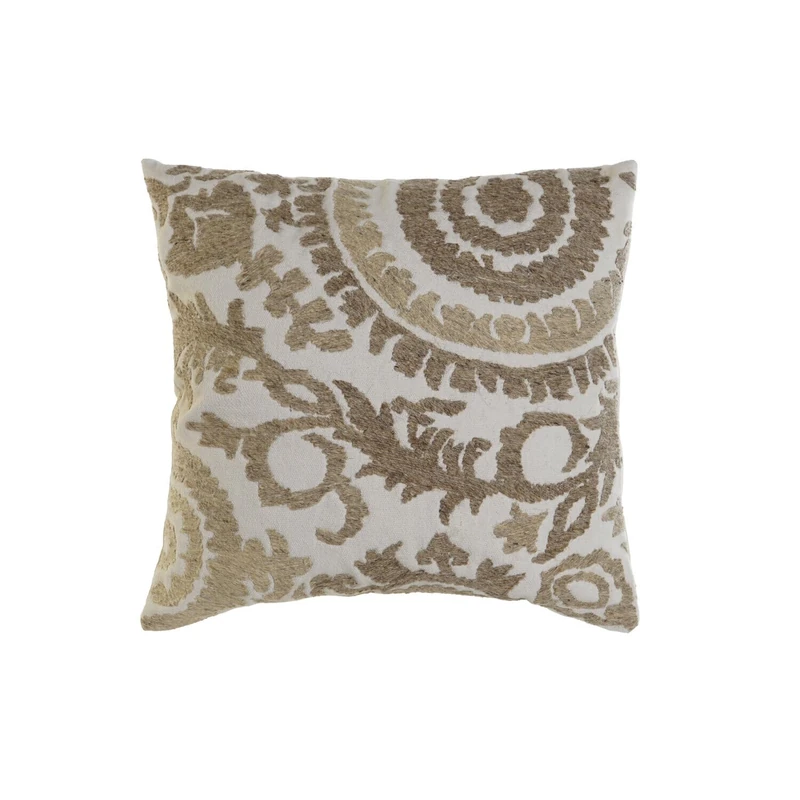 Cojin Algodon 45 x 15 x 45 cm 420 g Beige Border - Image 1