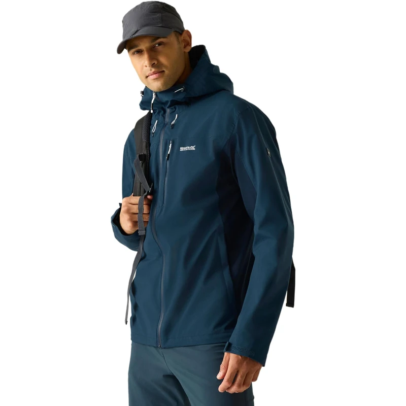 Regatta Mens Birchdale II Waterproof Jacket Breathable Lightweight Outdoor Walking Coat