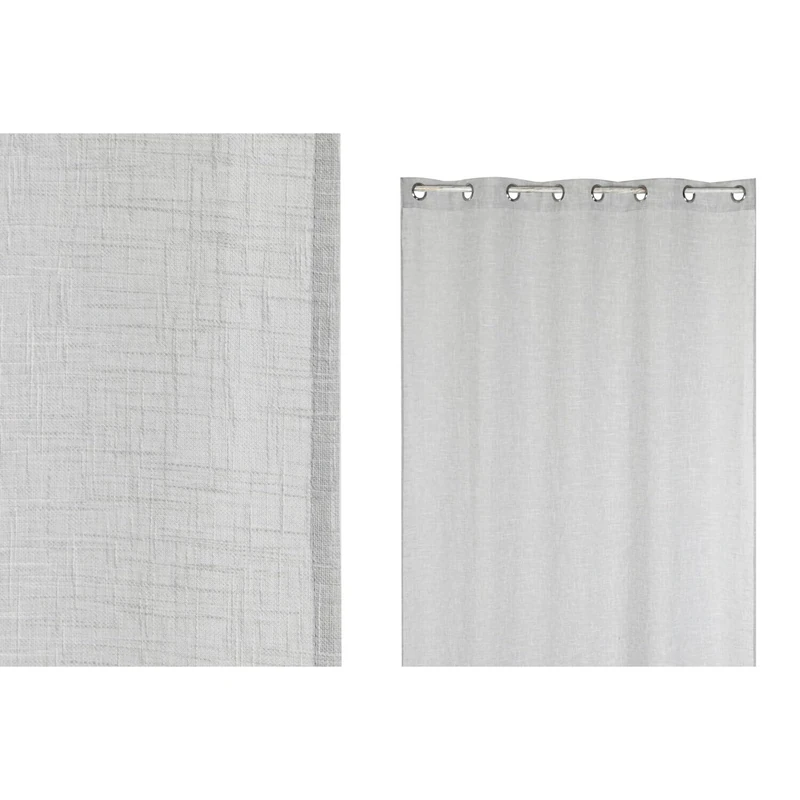 AlexandreHouse Cortina Polyester 140 x 260 x 260 cm 8 Annillas Grey