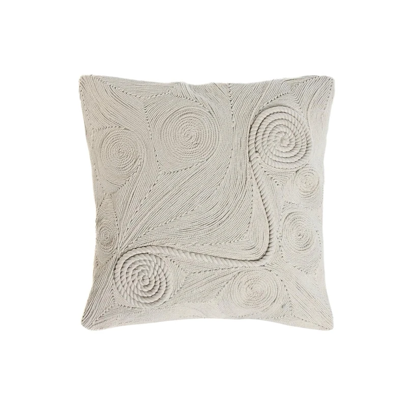 AlexandreHouse Cojin Algodon 45 x 45 cm 836 g Hand Edging White