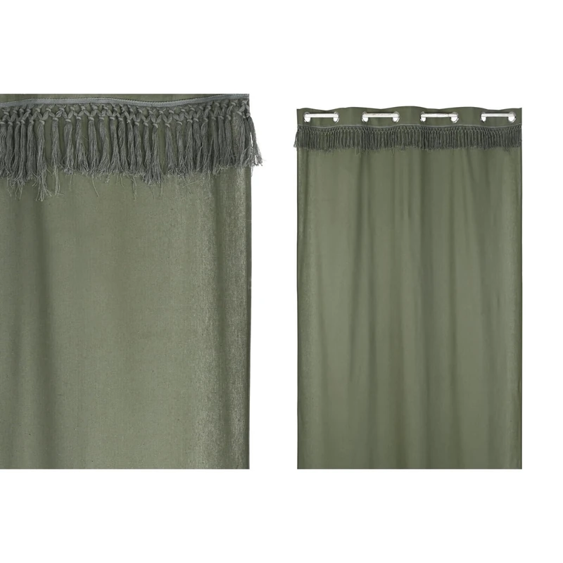 Cortina Algodon Recycle 140 x 260 x 260 cm Flecos Green