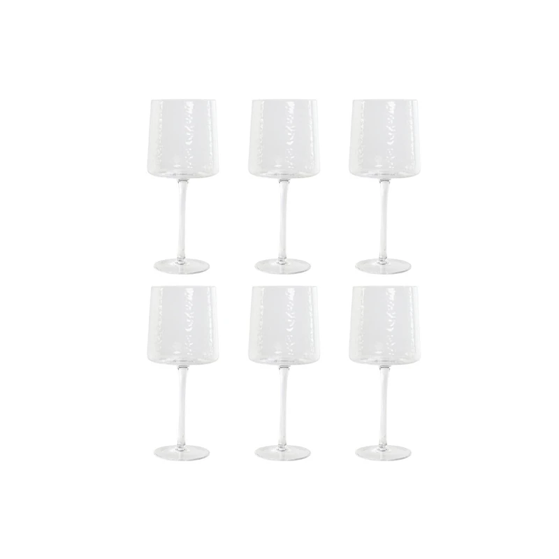 AlexandreHouse Set of 6 Crystal Glass 9.6 x 9.6 x 22.5 cm 580 ml Grabado - Image 1