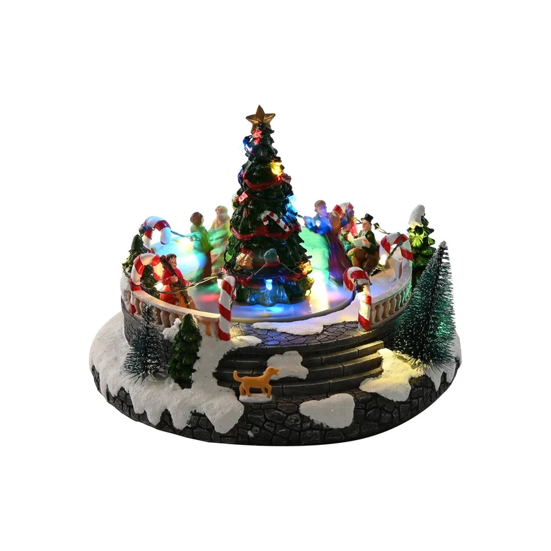Arbol LED Resin 25 x 24 x 18 cm Music Movement