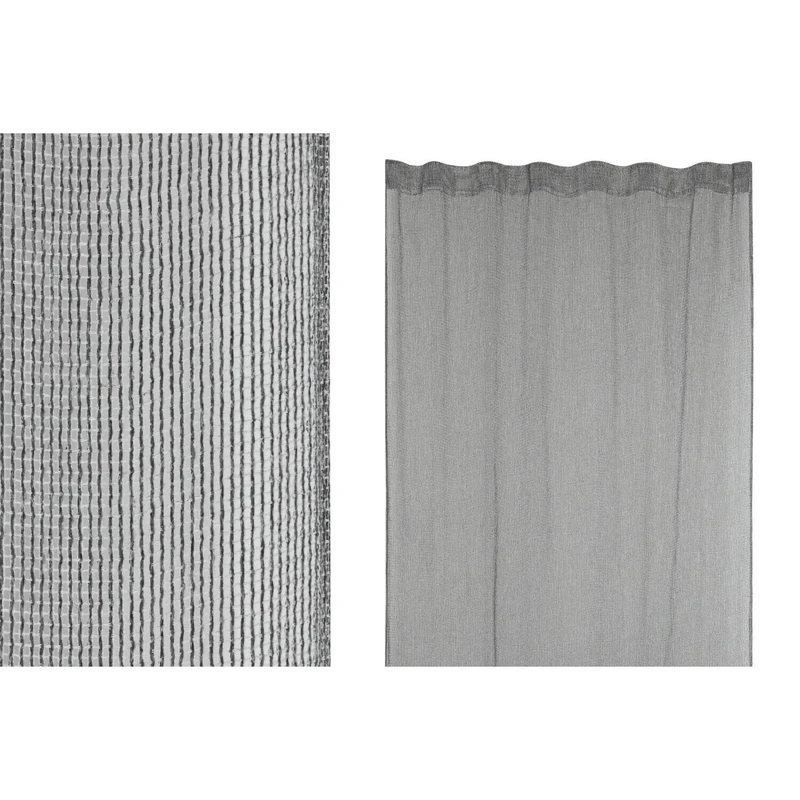 Cortina Polyester 140 x 260 x 260 cm Rejilla Grey