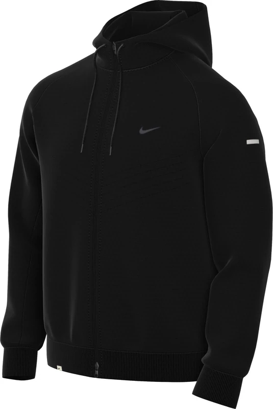 Nike Therma Sphere FZ1107-010 Therma Sphere Water-Repellent Thermal Fit Winter Jacket with Full Zip for Men, Black/Cool Grey/Reflective Silv, 2XL