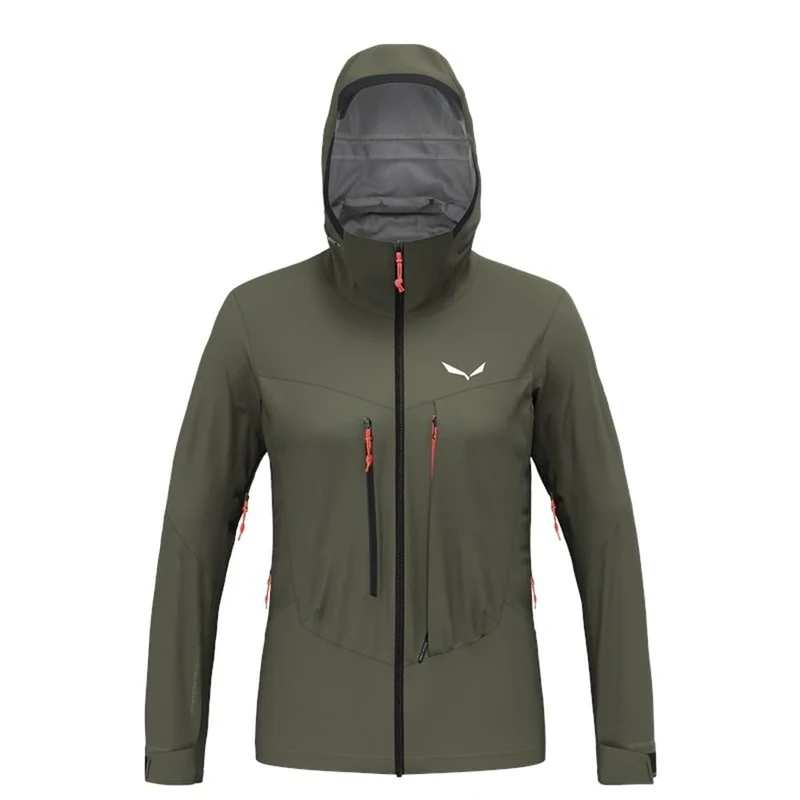 Salewa Sella 3L Powertex Jacket W, dark olive, 2XL