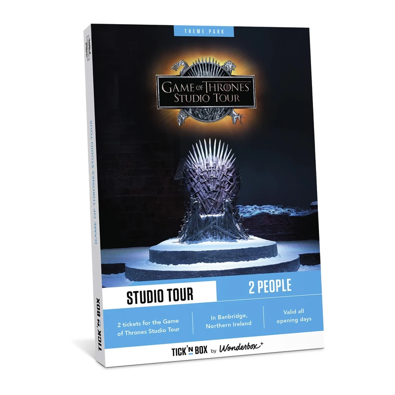Tick&Box - Gift Box - Game of Thrones Studio Tour - Discover the Magic behind the scenes : Hall of Winterfell, the intricate Painted Table at Dragonstone