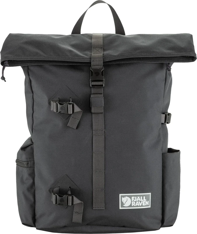 Fjällräven backpack leisure backpack with laptop compartment Vardag Foldsack 25 Coal Black