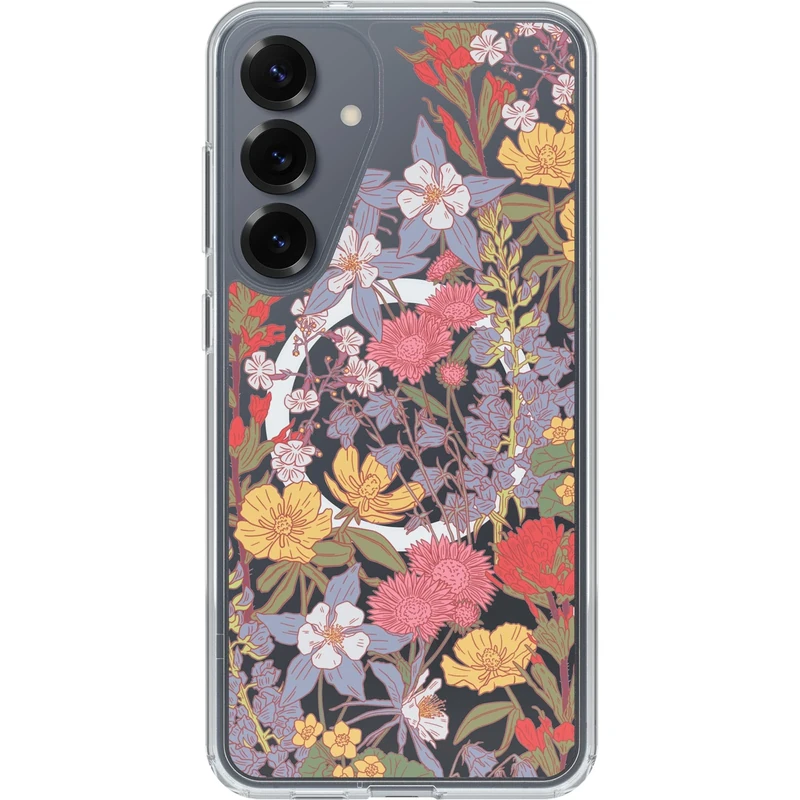 OtterBox Samsung Galaxy S25+ Symmetry Series Clear Magnet Case - Wildflower