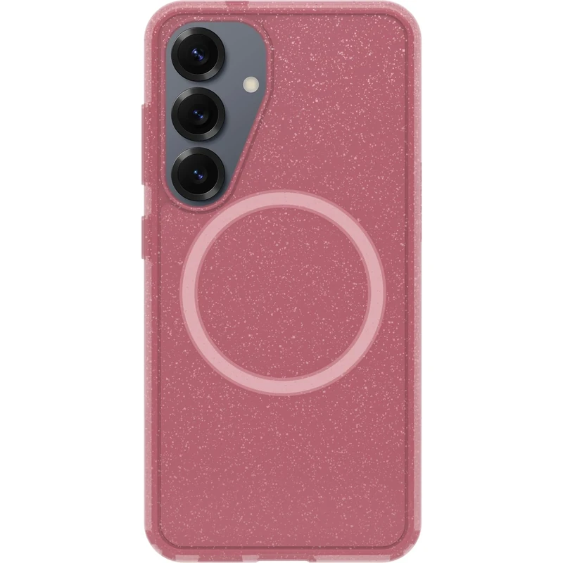 OtterBox Samsung Galaxy S25 Symmetry Series Clear Magnet Case - Foxberry Pink