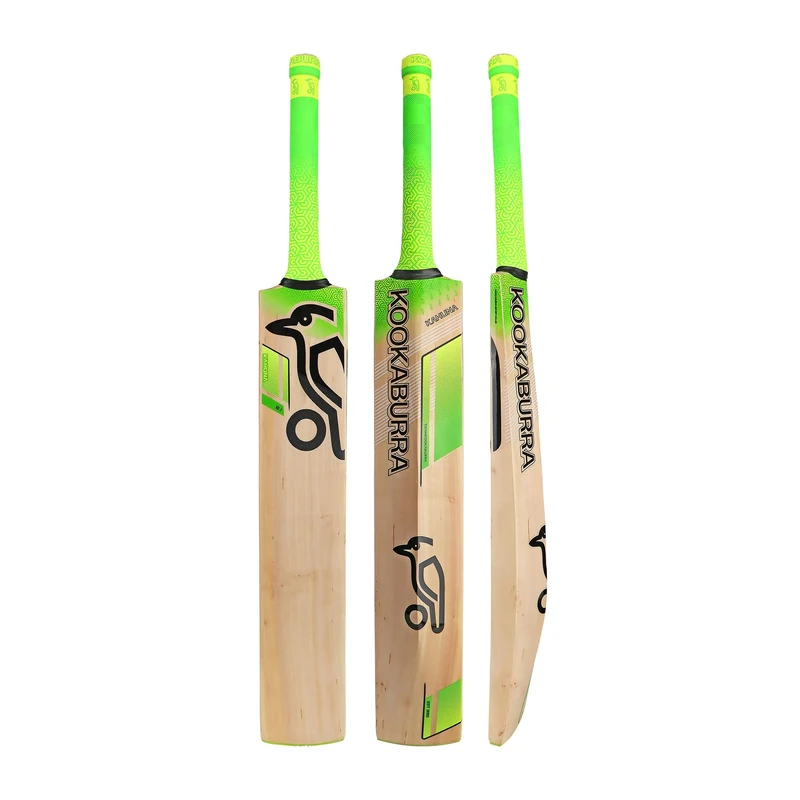Kookaburra Kahuna 8.1 Cricket Bat - Size Harrow, Lime Green