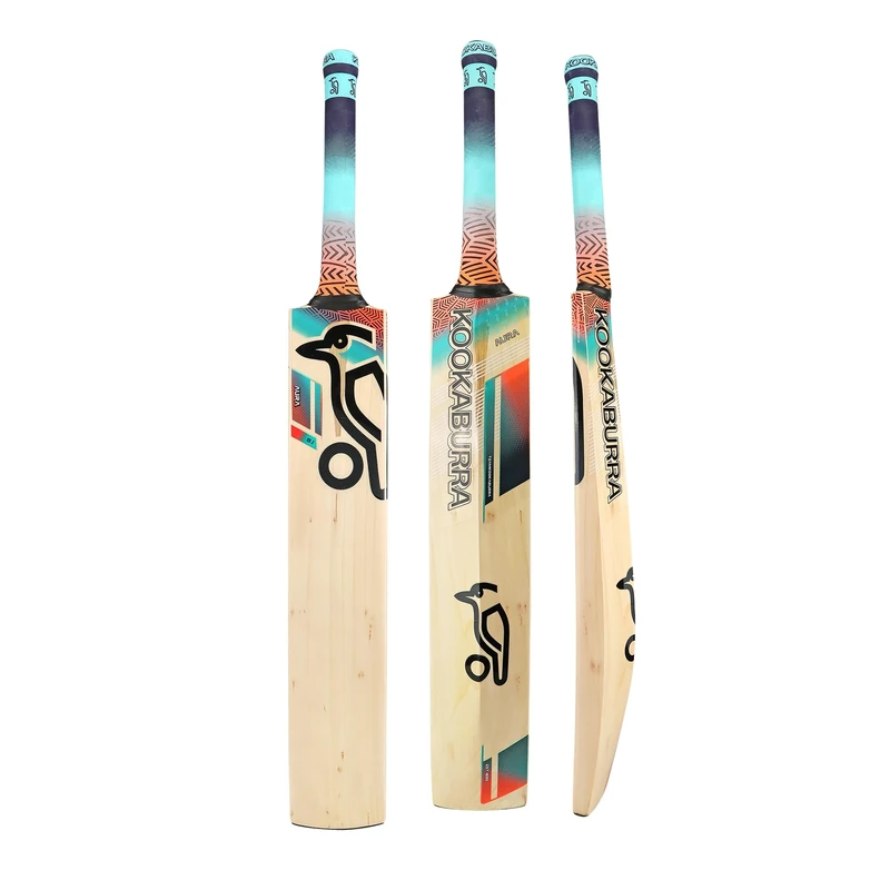Kookaburra Aura 8.1 Cricket Bat - Short Handle, Pink/Blue