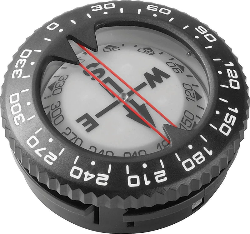 Cressi Separate Compass For Console Leonardo/Giotto - Naked Compass Module for Console, Black/White, One Size, Unisex