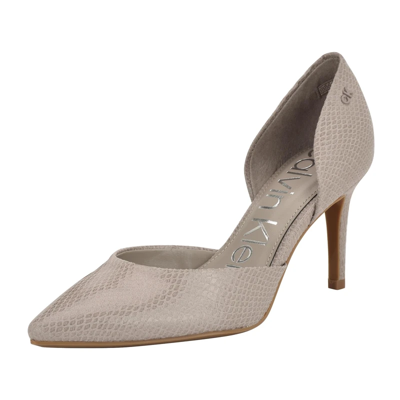Calvin Klein Womens Gloria, Taupe Snake 241, 3.5 UK